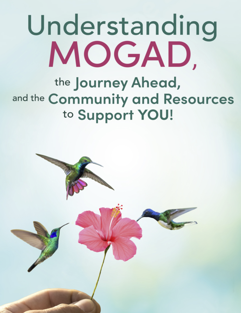 MOGAD Patient Brochure Page 1: For a downloadable accessible PDF, please press the Download PDF button below.