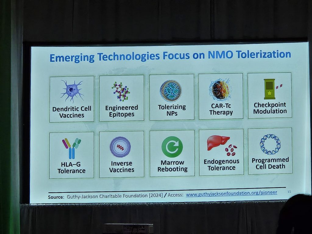 Michael Yeaman's slide on Tolorization: there are 10 methods to date shown on the slide.